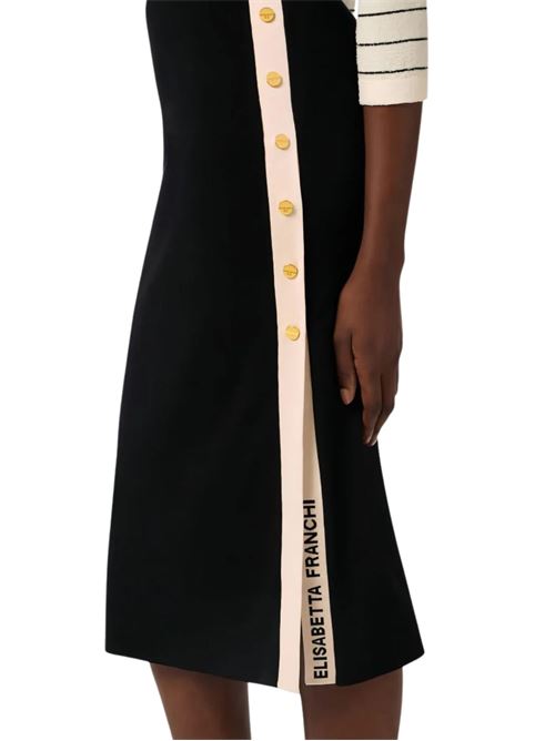 Gonna in maglia con bande Elisabetta Franchi | GK27S61E2685